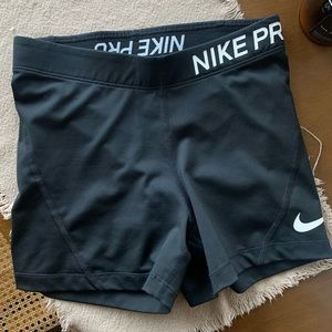 Nike Pro dri-fit compression bike shorts black